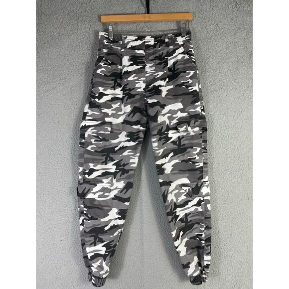 Lot of 2‎ VIP Camo & Olive Green Joggers Size 9/29 Stretch Cotton Cargo Pants - Picture 5 of 9